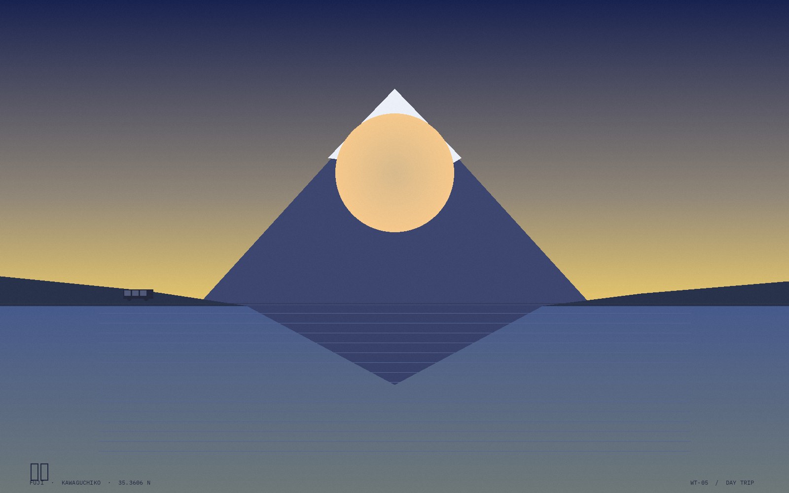 Mt Fuji from Lake Kawaguchi