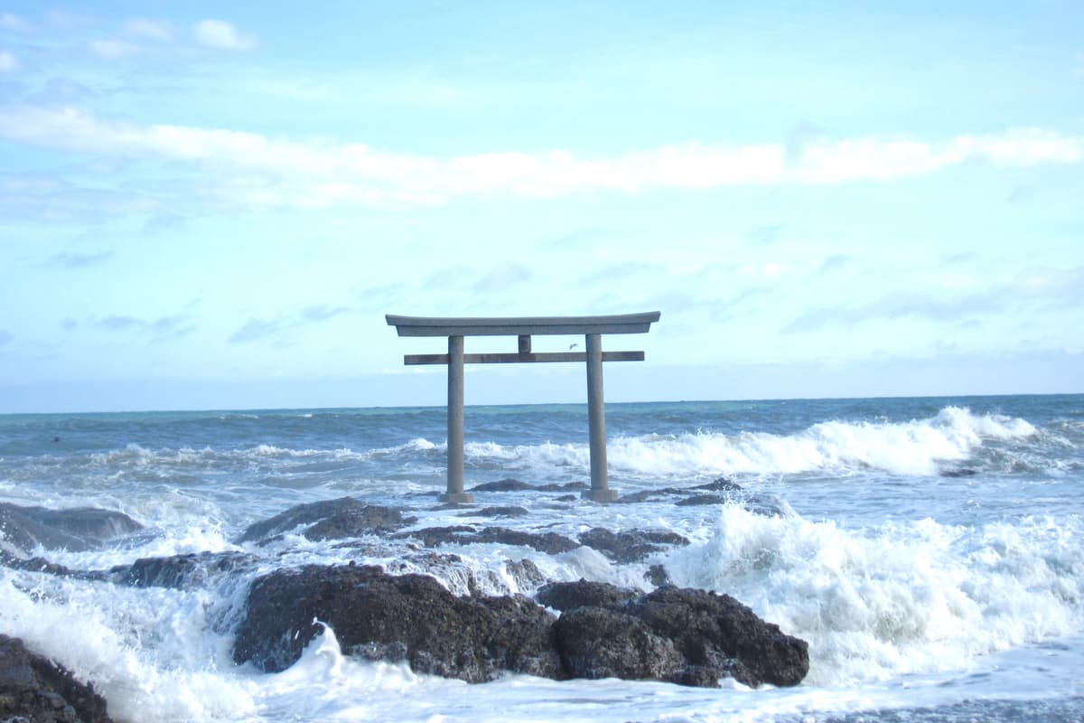 大洗町實景照(Saigen Jiro / Public Domain / Wikimedia Commons)