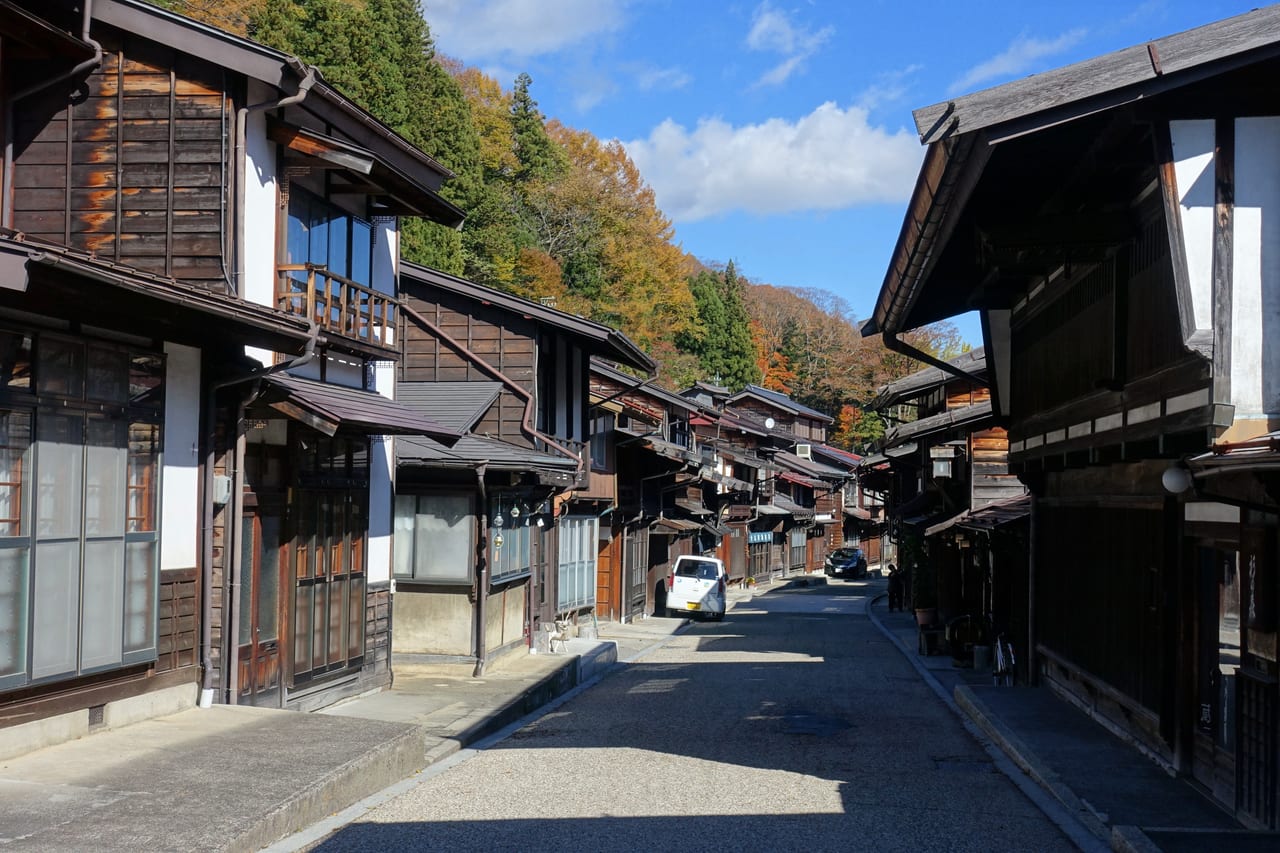 奈良井宿綿延約一公里的木造町家街道