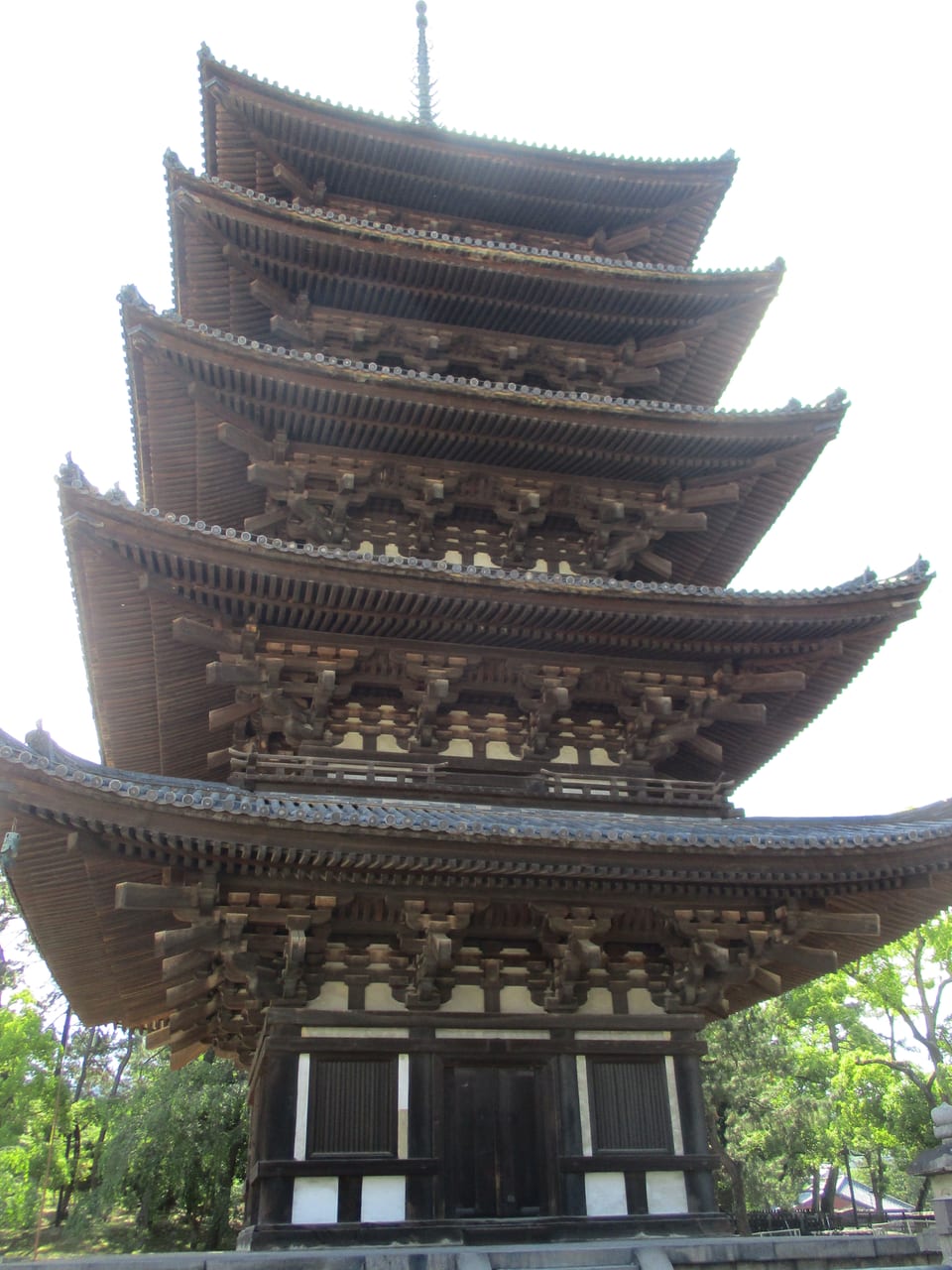 興福寺五重塔（修復前的外觀資料照）