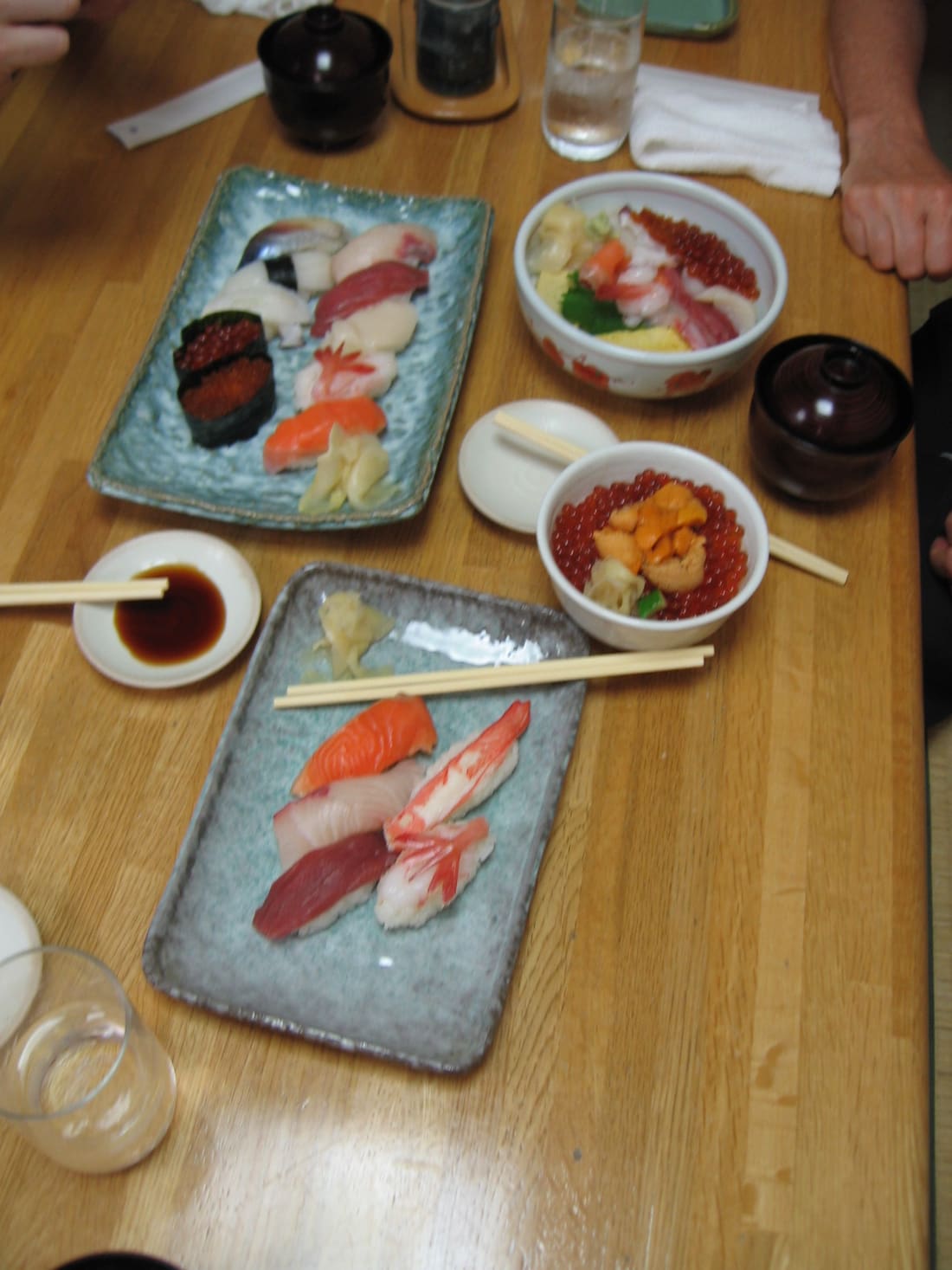 Nigiri sushi in Otaru