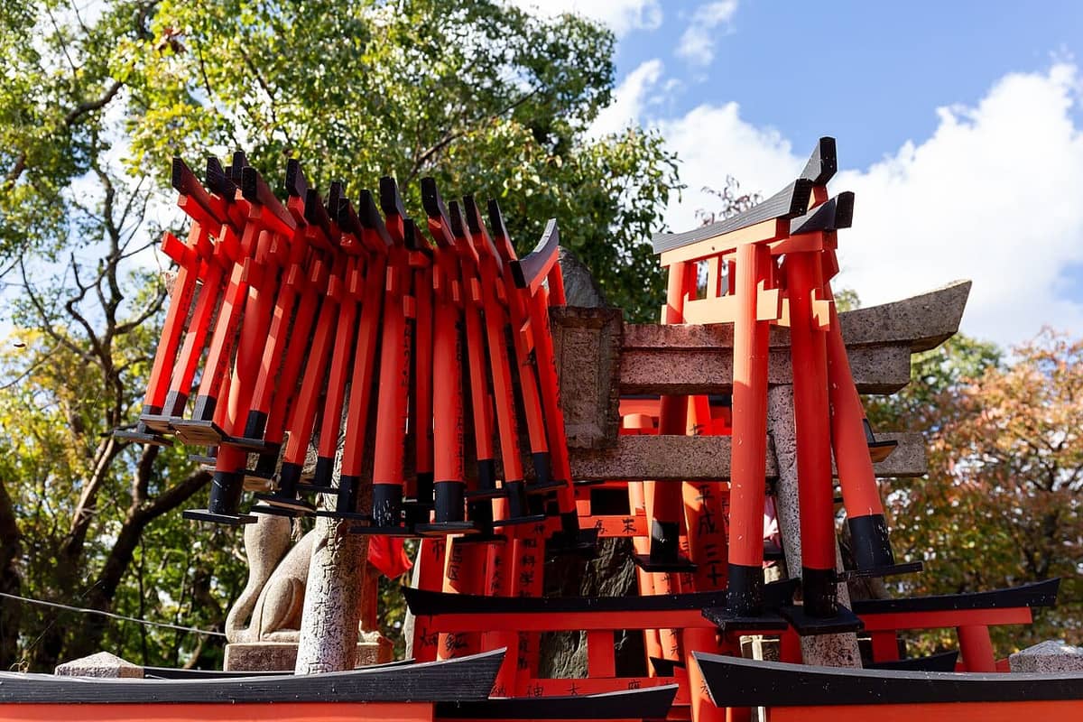 The thousand-torii path of Fushimi Inari shrine, where wandering a shrine slowly is one of solo travel's most enjoyable activities